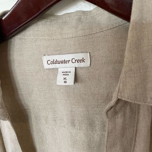 100% linen button up top - Picture 5 of 5